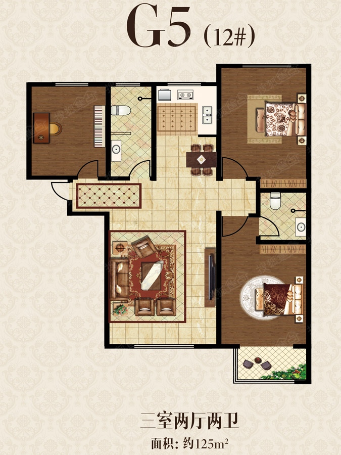 朝阳花园g5(12#)_朝阳花园户型图-保定搜狐焦点网