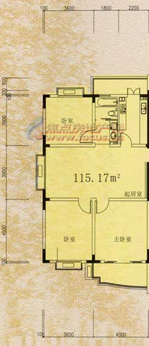 保定丽景华庭户型图图片