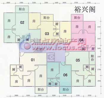 裕兴苑裕兴阁_裕兴苑户型图-广州搜狐焦点网