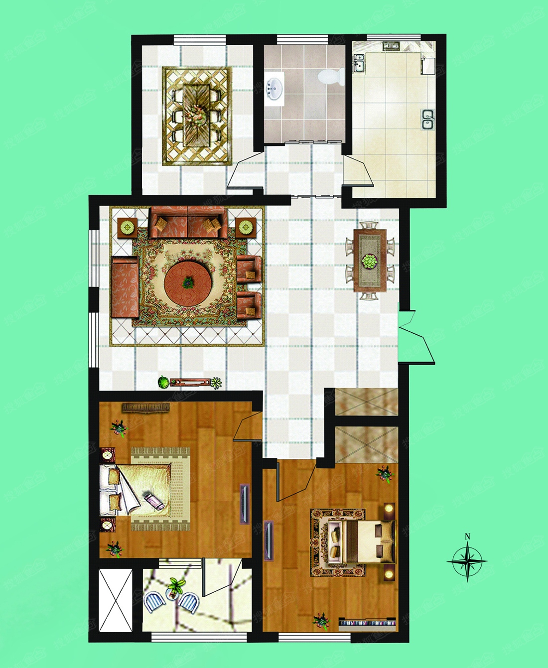 恒生·未来城19#f_恒生·未来城户型图-淄博搜狐焦点网