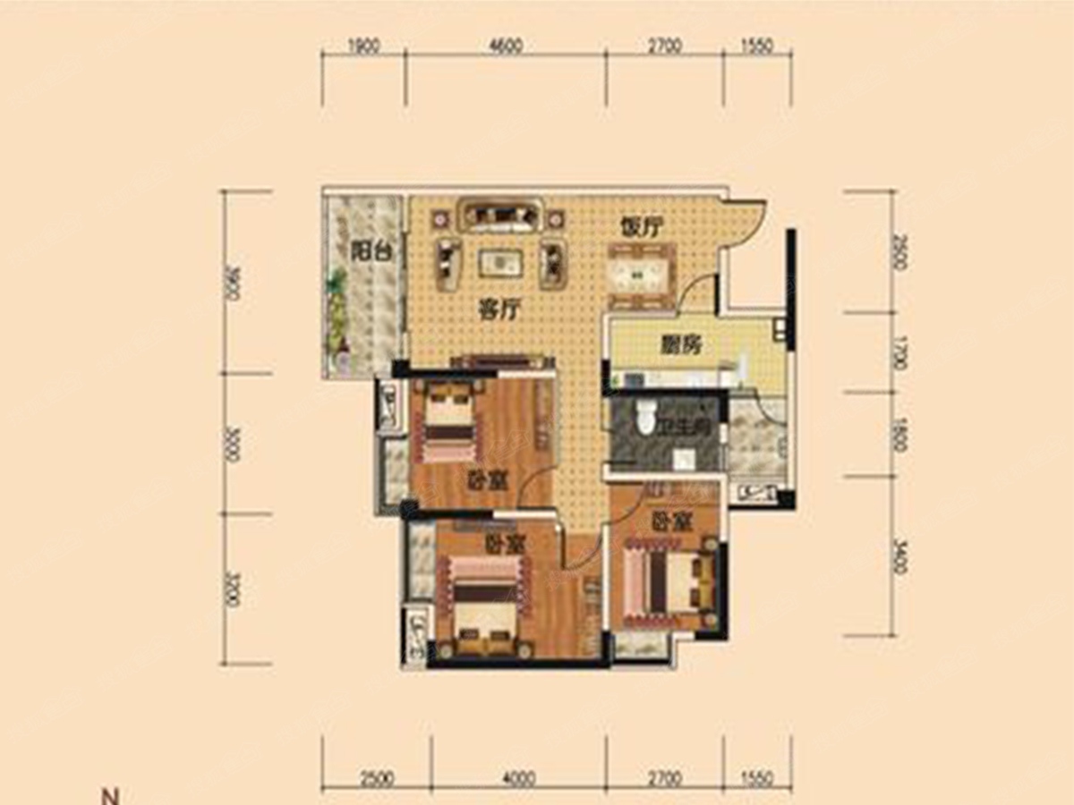 锦华苑k_锦华苑户型图-成都搜狐焦点网