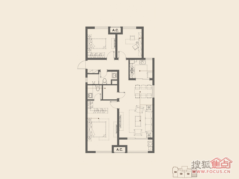 万科金域缇香万科金域缇香户型图_万科金域缇香户型图-无锡搜狐焦点网